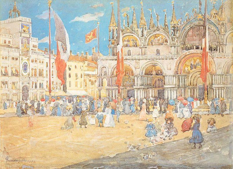 Maurice Prendergast St. Mark Venice China oil painting art